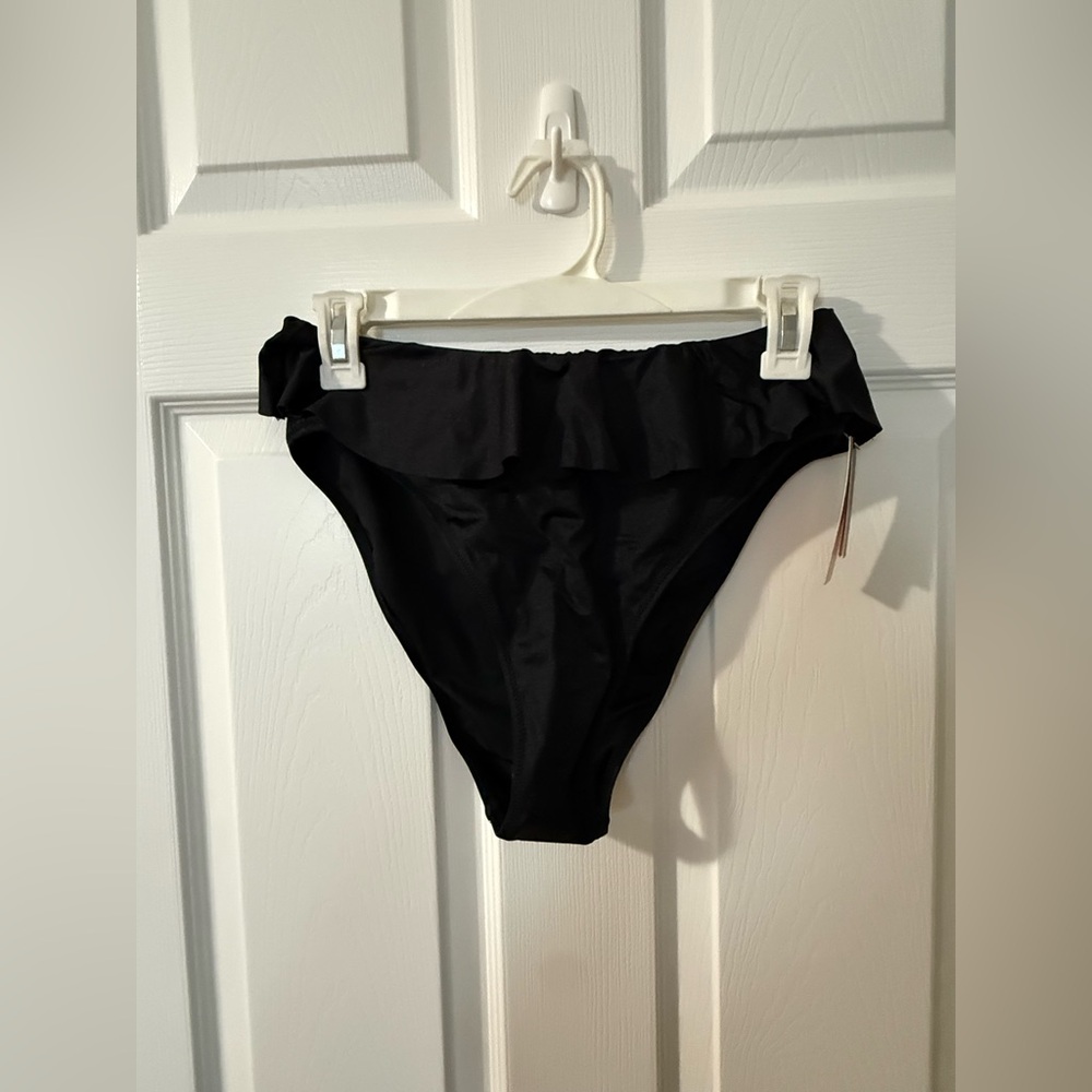 BNWT Size M Victoria's Secret Black Bikini Bottom